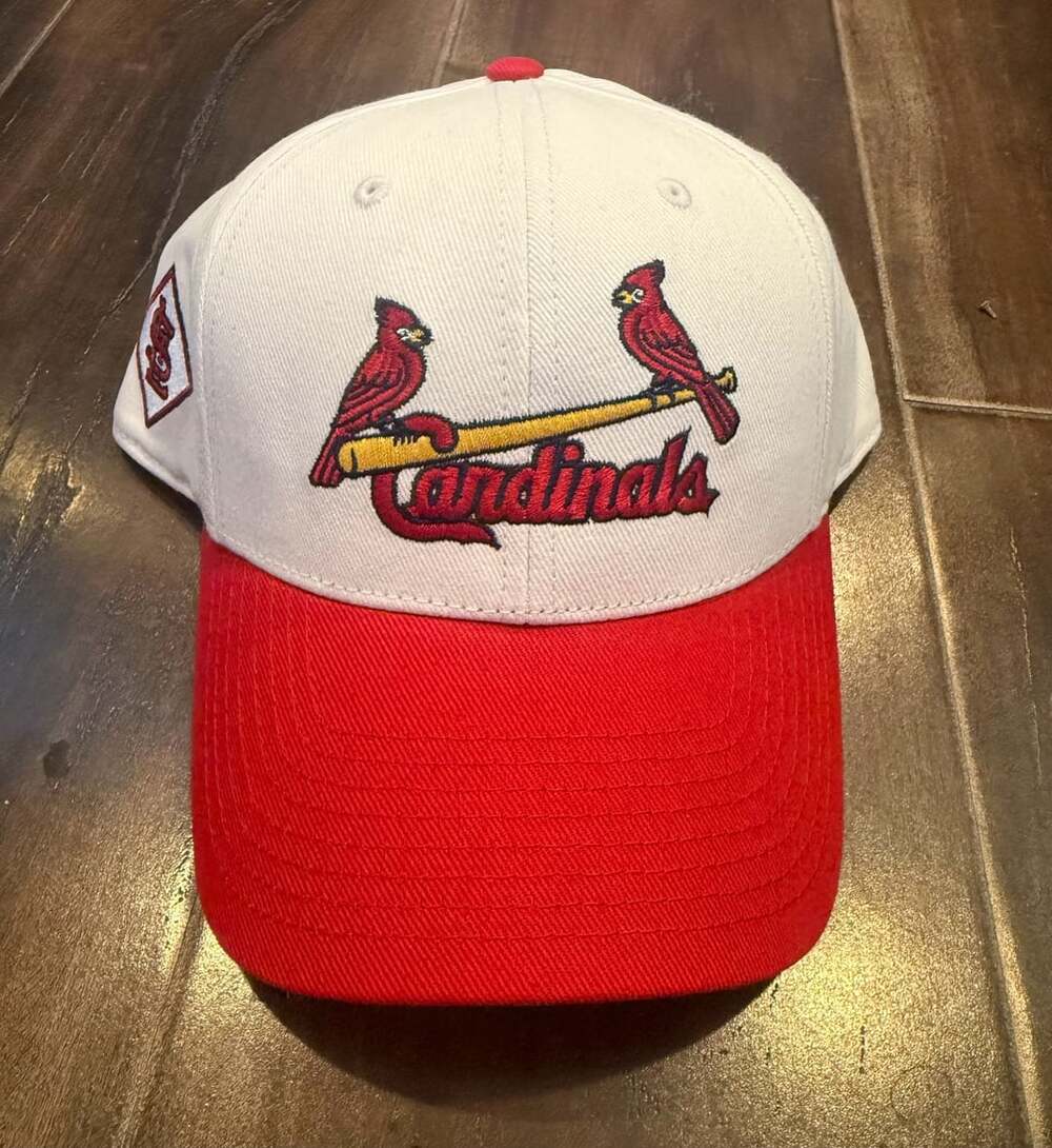 MLB St. Louis Cardinals Snapback Hat White Red